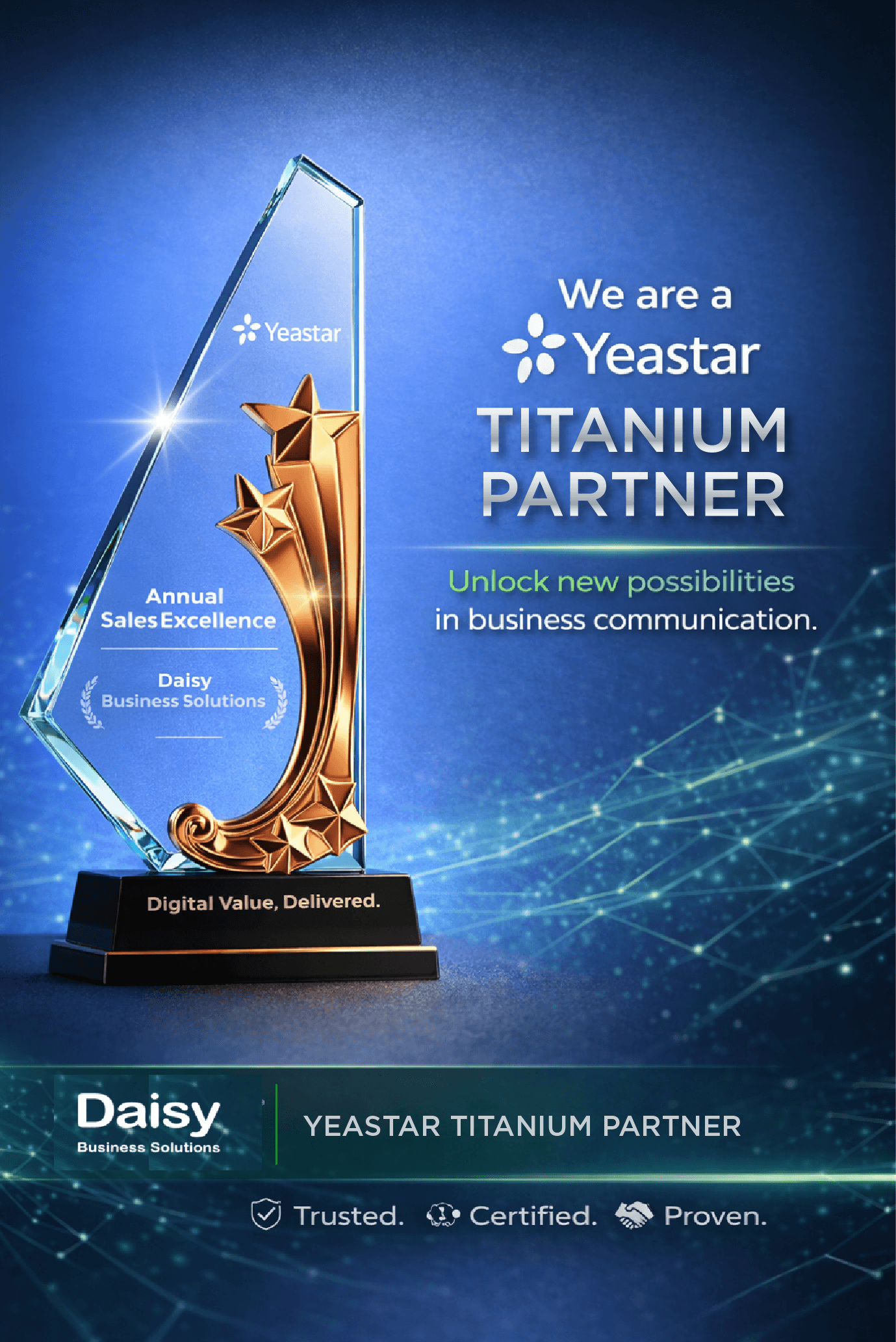 Daisy Business Solutions: Yeastar Titanium Partner Status