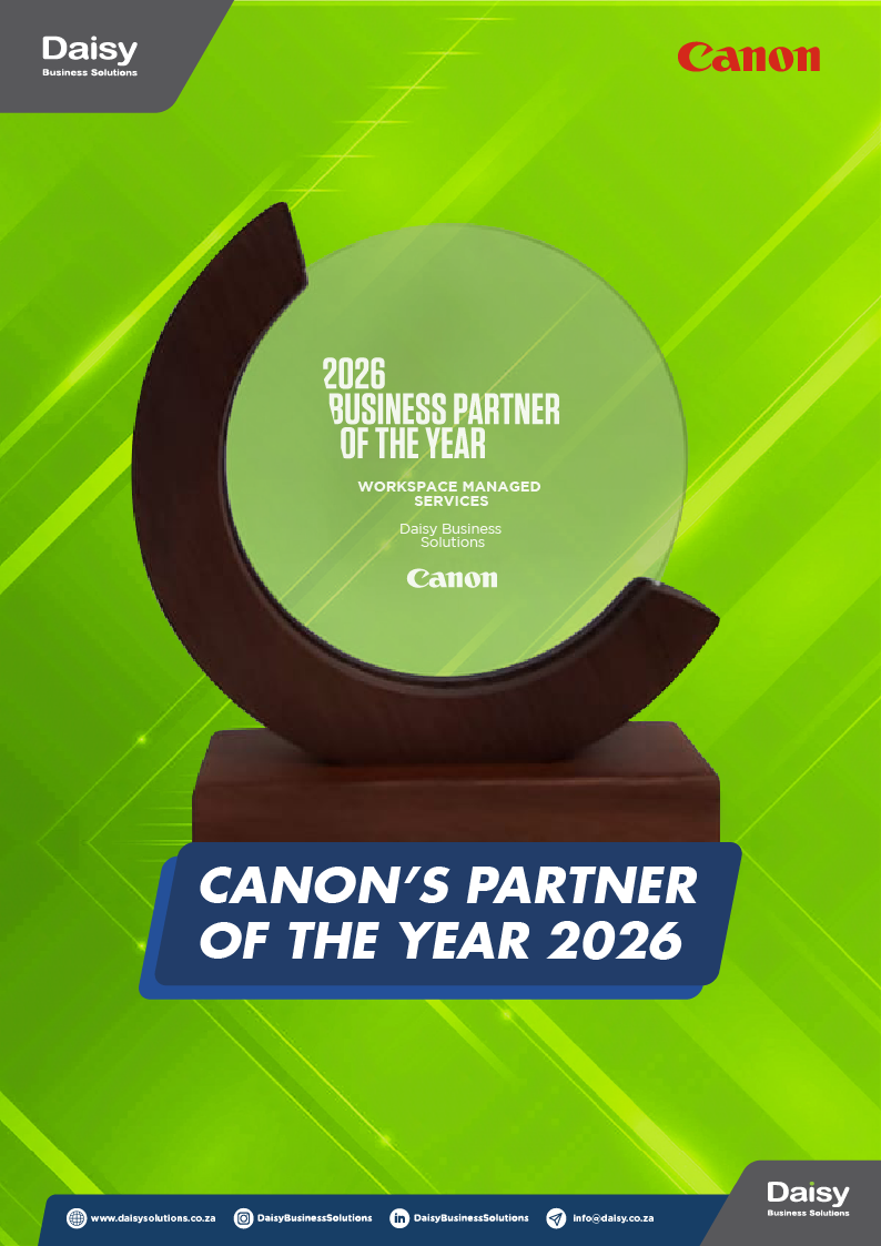 Daisy Business Solutions: Canon Workspace Managed Services Partner of the Year 2026