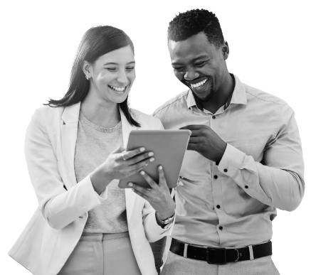 Two members of the Daisy enterprise development team